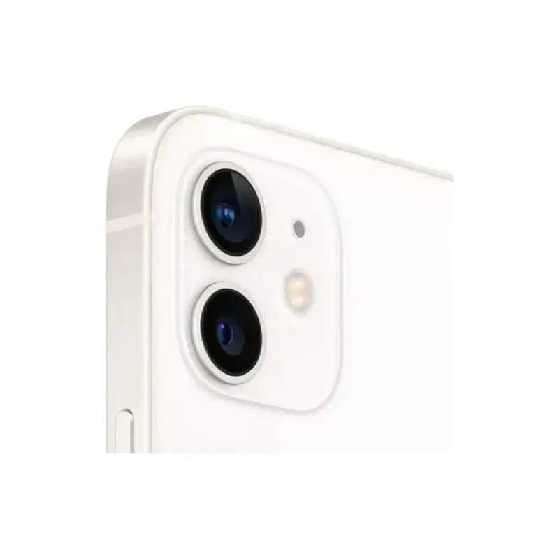 Apple iPhone 12 by Oraxxi, sleek smartphone with a large display and dual-camera system, shown from the front in a modern design.