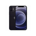 Apple iPhone 12 by Oraxxi featuring a sleek black front and colorful edge display, showing the screen turned on with app icons.