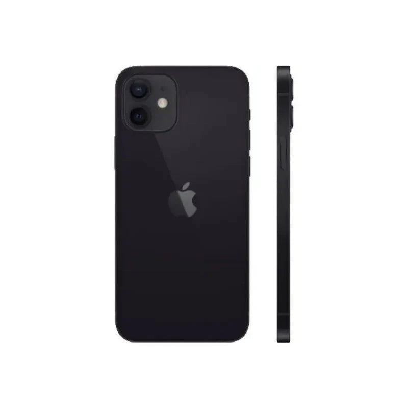 Apple iPhone 12 by Oraxxi, showing front view with sleek design and vibrant display screen.