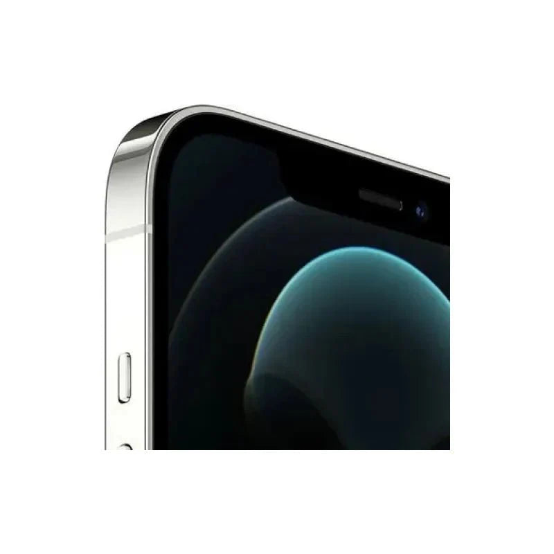 Pre-owned Apple iPhone 12 Pro by Oraxxi, A Grade condition, showing front and back views with sleek design and triple-camera system.