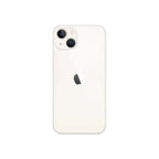 Pre-owned Apple iPhone 13 128GB Starlight with Oraxxi branding, showing front and back views of the smartphone.