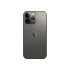 Pre-owned Apple iPhone 13 Pro in Graphite with 128GB storage, displayed with sleek front and back views.