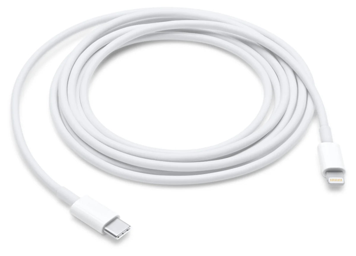 Apple USB-C to Lightning Cable by Oraxxi, 1 meter long, showing the white cable with USB-C and Lightning connectors.