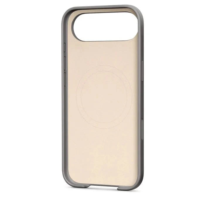 Granite grey Oraxxi Beats case with MagSafe and camera control for iPhone Air, showing the protective design and precise cutouts.
