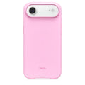 Oraxxi Beats case with MagSafe and camera control for iPhone Air in Pebble Pink, showing protective cover with precise cutouts.
