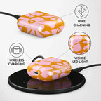Oraxxi Burga AirPods case for 1st and 2nd Gen featuring a vibrant daytime fiesta design, made of durable silicone.