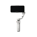 Oraxxi DJI Osmo Mobile 6 smartphone stabilizing gimbal in platinum grey, handheld device for smooth video recording.