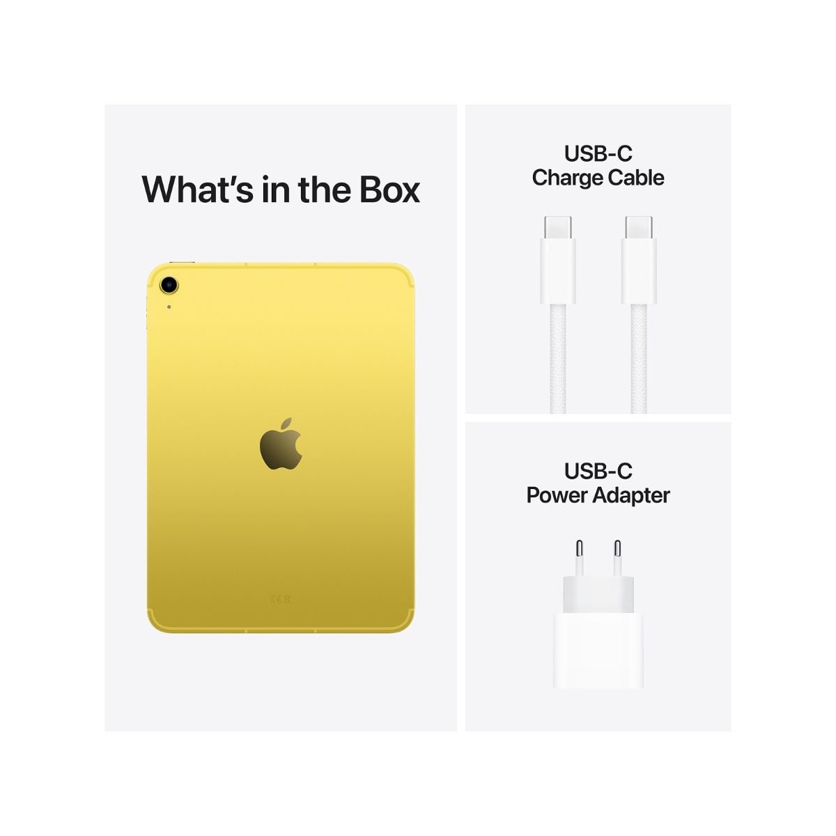 Yellow iPad with A16 chip by Oraxxi, showing the sleek design and vibrant color in a close-up view.