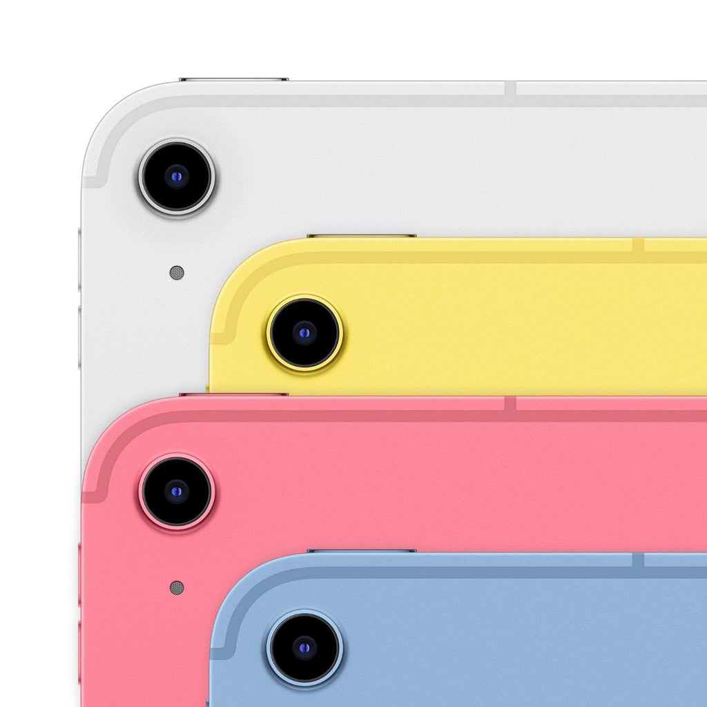 Yellow iPad with A16 chip by Oraxxi, showing the sleek device with a vibrant yellow finish and screen display.