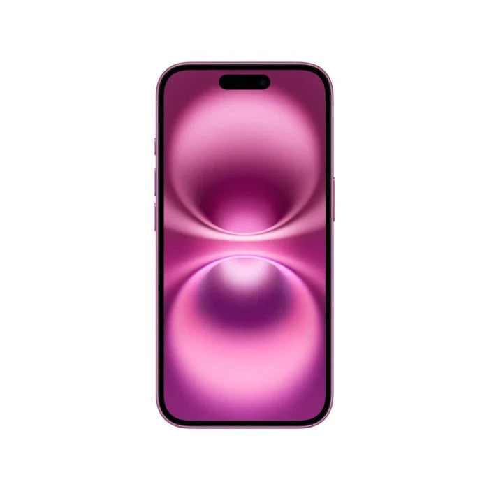 Orange Oraxxi iPhone 16 smartphone with sleek design and large display, showcasing the latest model in a modern tech image.