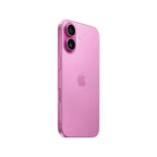 Black iPhone 16 smartphone by Oraxxi with sleek design and large display, shown in a close-up view.