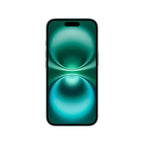 Black Oraxxi iPhone 16 smartphone with sleek design and large display, shown from the front in a close-up image.