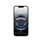 White iPhone 16e 128GB smartphone by Oraxxi, showing front display and sleek design.