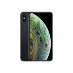 Black iPhone XS Max with 256GB storage from Oraxxi, showing the front and sleek design of the smartphone.