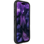Oraxxi Laut Crystal Matter MagSafe case for iPhone 16 Plus in Midnight, showcasing a sleek transparent design with a sturdy build.
