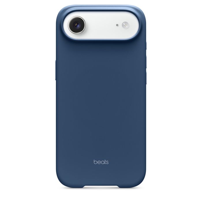 Oraxxi MagSafe and camera control for iPhone Air in Bedrock Blue, showing the sleek phone with magnetic attachment and camera features.