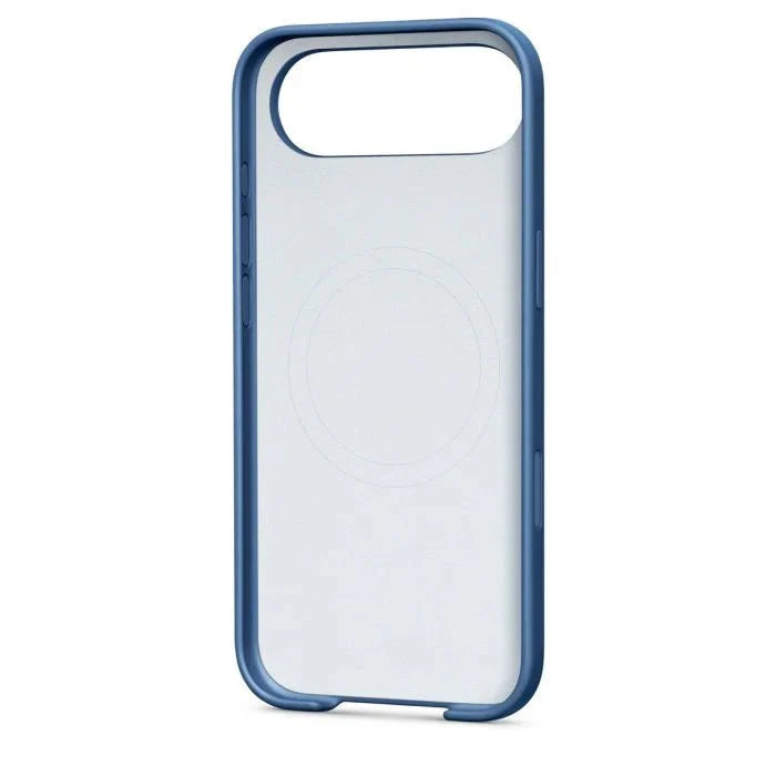 Oraxxi MagSafe and camera control accessory for iPhone Air in Bedrock Blue, featuring sleek design and precise functionality.