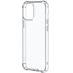 Clear Moov case for iPhone 13 mini by Oraxxi, showcasing a transparent protective cover with precise cutouts.