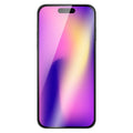 Clear glass screen guard for iPhone 17 Pro Max by Oraxxi, providing protection and a sleek, transparent surface.