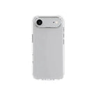 Oraxxi Moov ClearSafe case for iPhone Air, transparent protective phone case with precise cutouts, showcasing sleek design and durability.