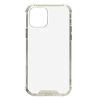 Clear Oraxxi Moov iPhone 12/12 Pro crystal case showing transparent protective cover with precise cutouts for buttons and ports.