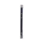 Clear Oraxxi Moov iPhone 12/12 Pro crystal case showing slim, transparent protective design with precise cutouts for buttons and ports.