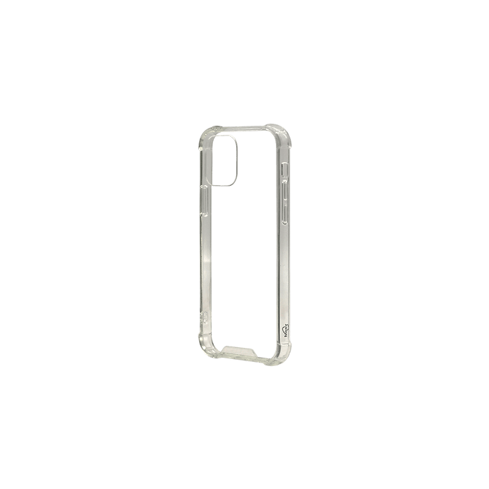 Clear Moov iPhone 12/12 Pro case by Oraxxi showcasing a transparent, slim protective cover for the device.