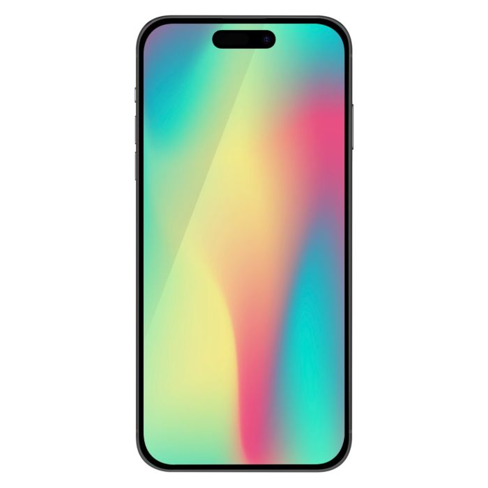 Oraxxi Moov Privacy Glass screen guard on iPhone Air, showing privacy filter and sleek edge design for screen protection.