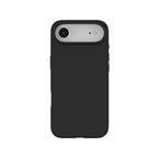 Black Moov SoftTouch case with MagSafe for iPhone Air by Oraxxi, featuring a smooth textured surface and precise cutouts.