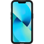 OtterBox React Series clear and black phone case for iPhone 16e, 15, 14, and 13 by Oraxxi, showing protective design and durable material.