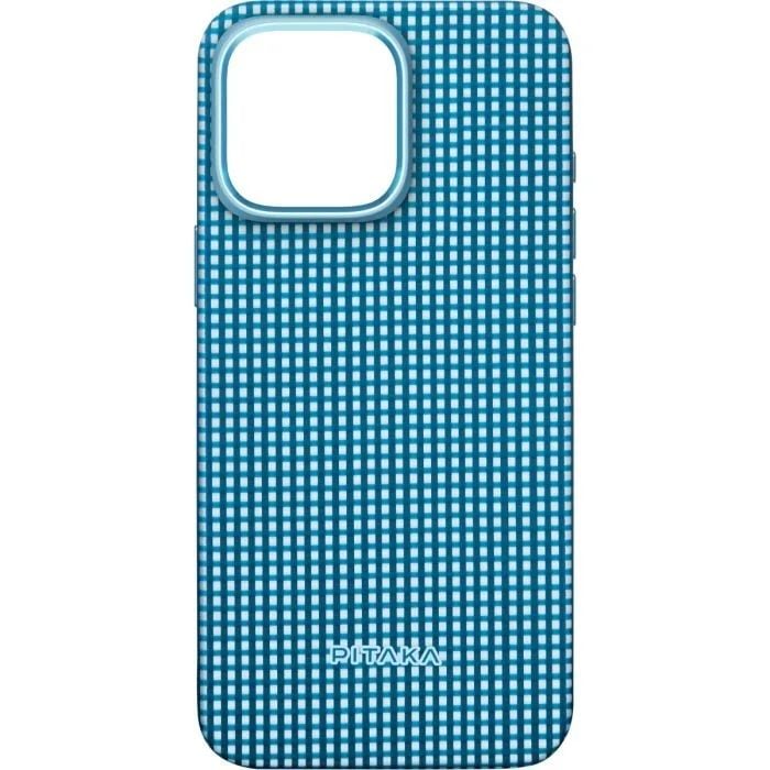 Oraxxi Pitaka Ultra-Slim iPhone 16 Pro Case in Ocean Blue, showing sleek, lightweight protective design for iPhone 16 Pro.