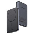 Grey Oraxxi UGREEN magnetic 10000mAh wireless power bank with 20W fast charging, shown with magnetic attachment and sleek design.