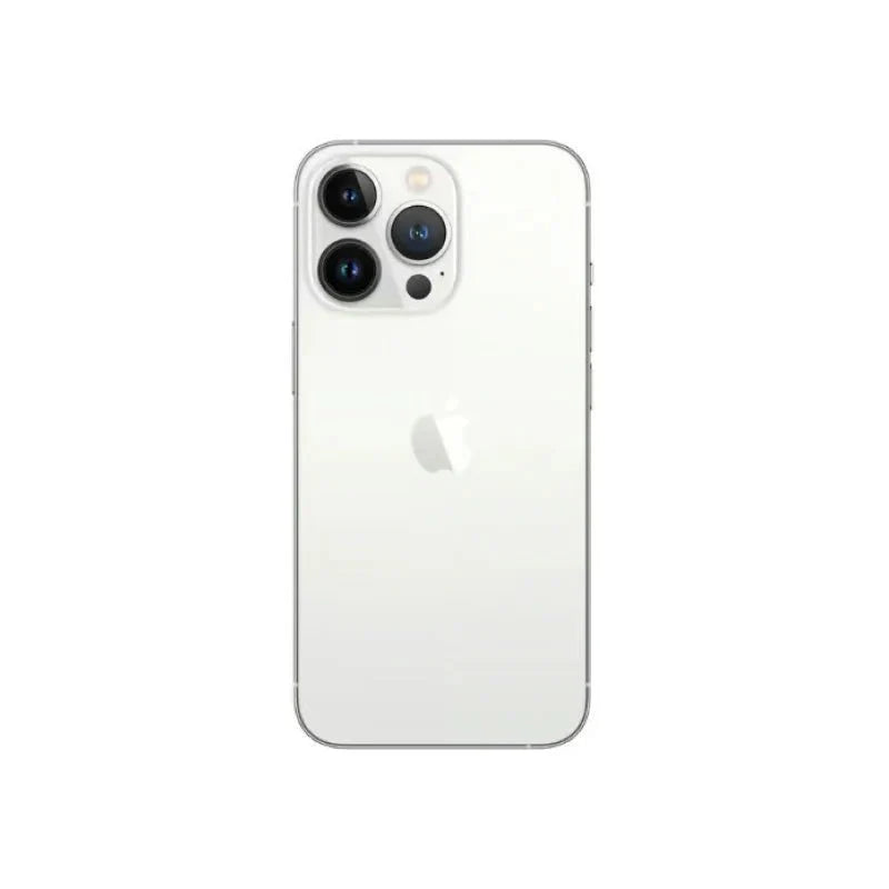 Gray iPhone 13 Pro Max with 256GB storage from Oraxxi, Grade A, showing the front and sleek design.