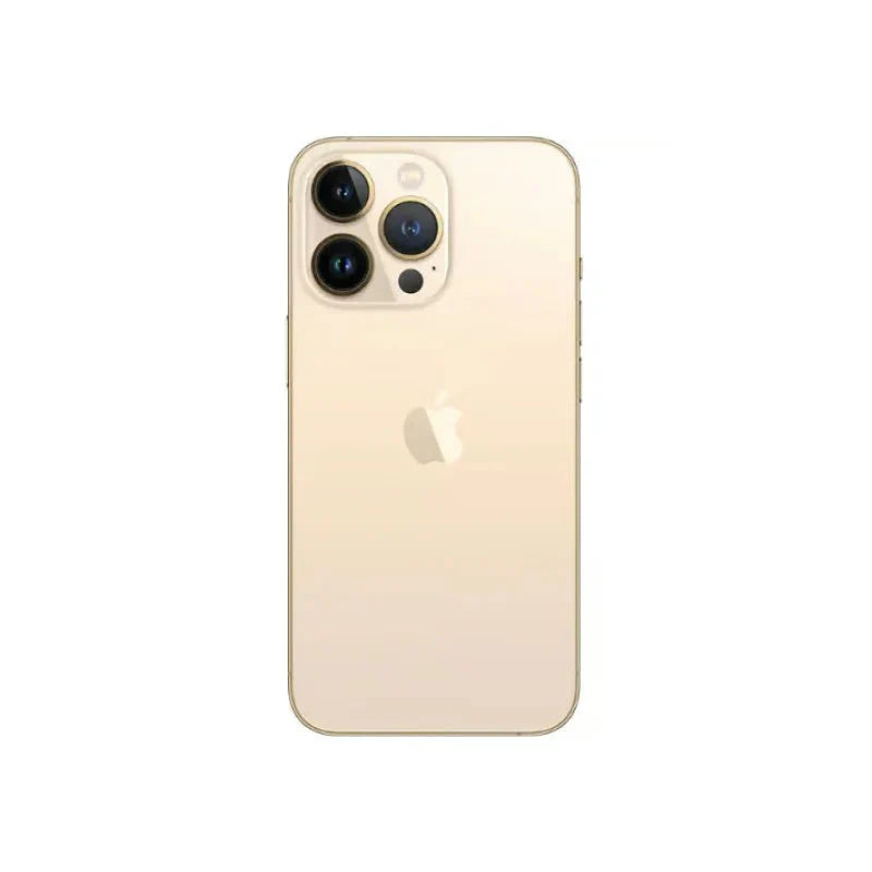 Gray iPhone 13 Pro Max with 256GB storage by Oraxxi, Grade A condition, front and back view, sleek smartphone design