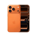Orange Oraxxi iPhone 17 Pro with 256GB storage, showing the sleek front display and modern design.