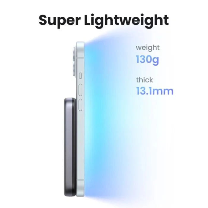 UGREEN Magnetic 10000mAh Wireless 20W Power Bank - Grey - Oraxxi