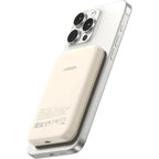 UGREEN Magnetic 5000mAh Wireless 15W Power Bank - Cream - Oraxxi