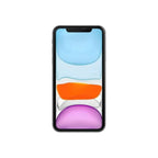 Pre-owned Apple iPhone 11 with 64GB storage in white, showing the front screen and sleek design.