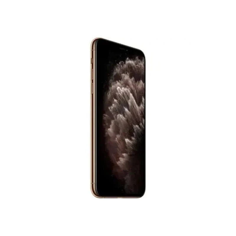 Pre-owned Apple iPhone 11 Pro with 64GB storage in gold, showing the front screen and sleek design.