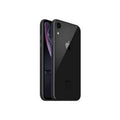 Pre-owned Apple iPhone XR 64GB in black, showing front display and sleek design, with minor signs of previous use.