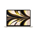 Apple MacBook Air 13-inch with M2 chip, 8-core CPU and GPU, 16GB RAM, 256GB storage in Starlight color on a desk.