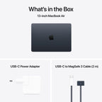 15-inch Apple MacBook Air with M4 chip, silver laptop open showing keyboard and screen, sleek design and slim profile.