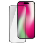 Moov matte glass screen guard for iPhone 17 Pro, protecting the display with a sleek, matte finish and clear glass design.